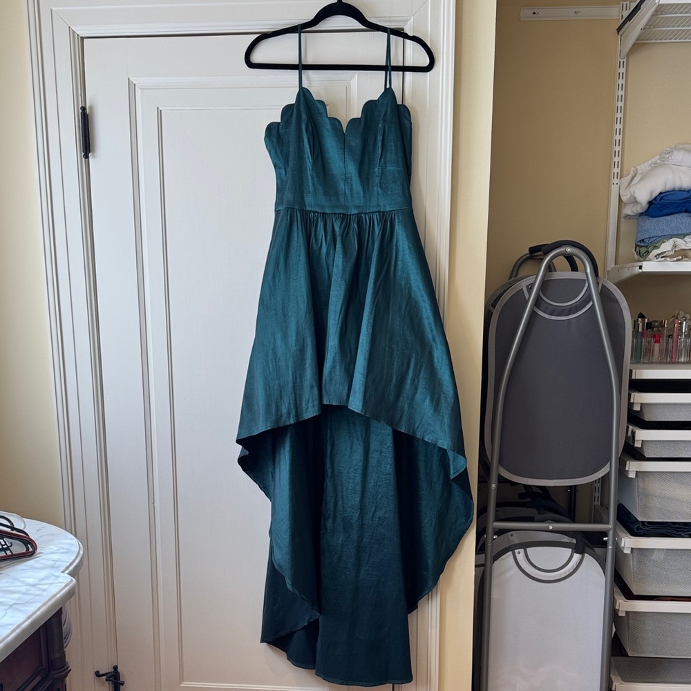 B. Smart Teal High Low Dress
